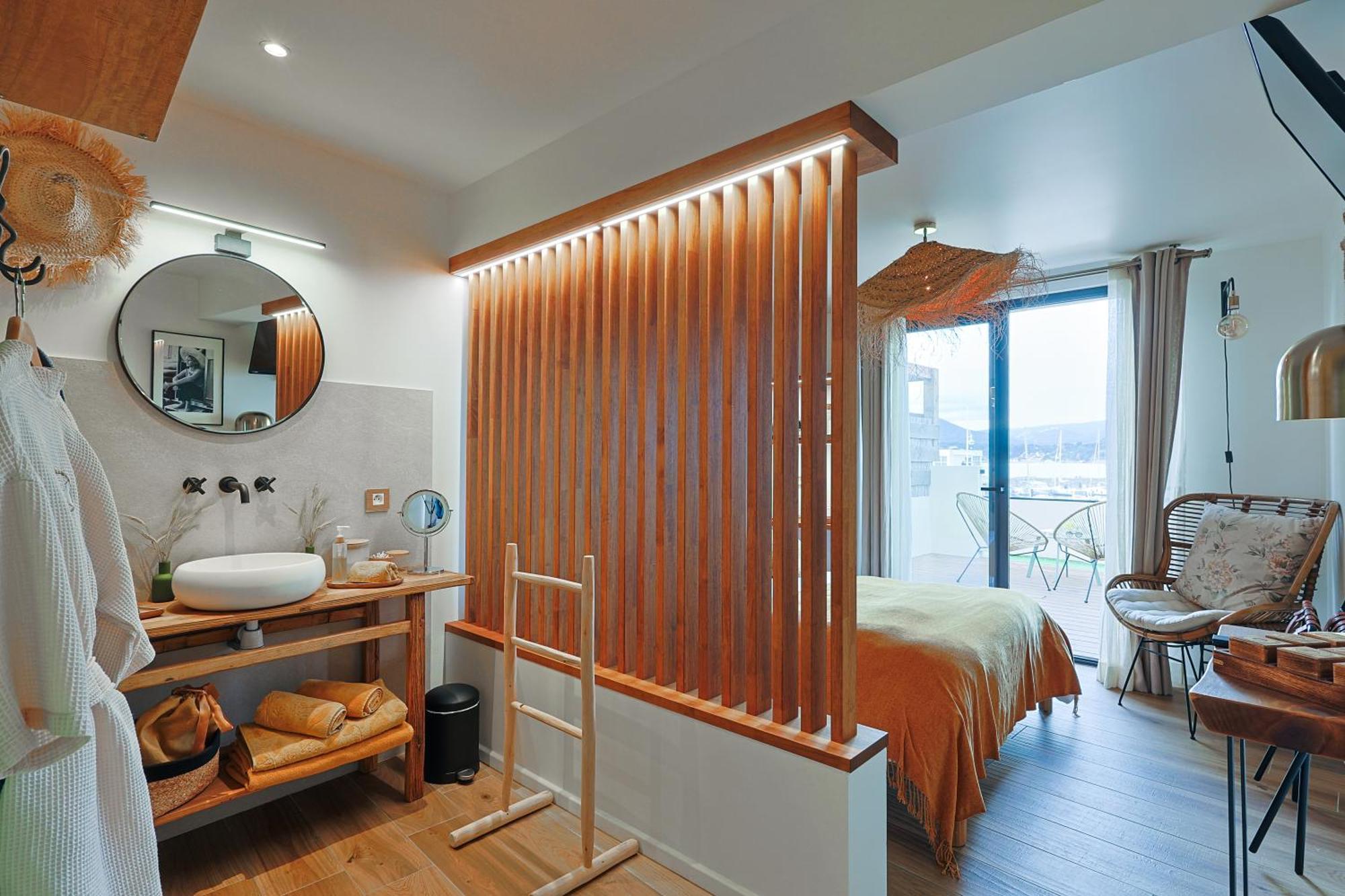 Chambre D'Hote Luxe Vue Mer Boheme Le Pradet Exteriör bild